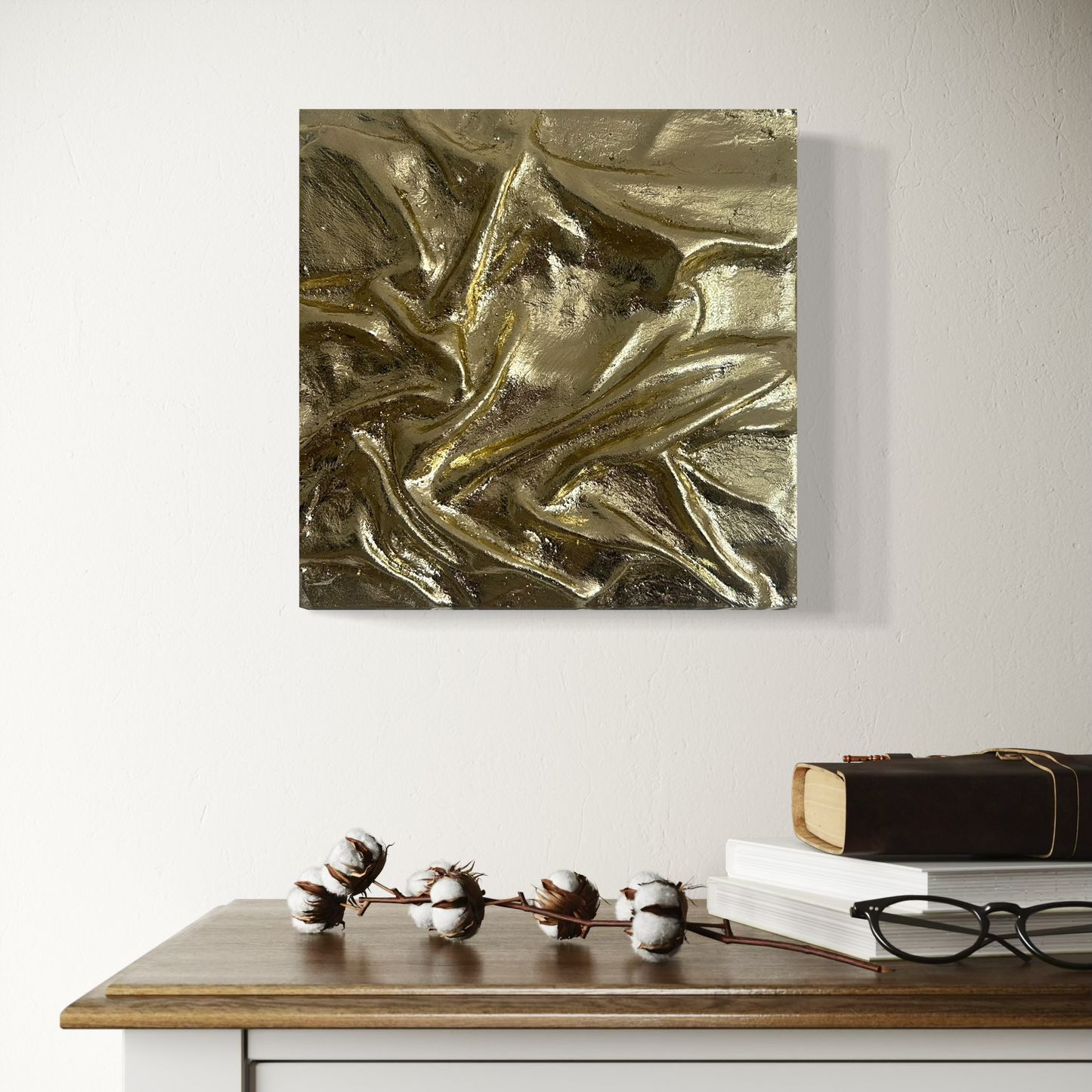 Gold Textured Art Piece
